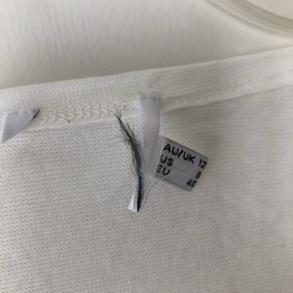 Princess Polly Jamison Reid White Crop Top 8 - Picture 8 of 10